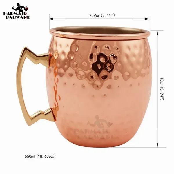 Taza de cobre Moscow Mule - Imagen 2